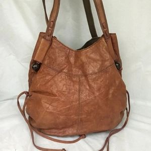 Lucky brand shoulder purse Italian leather